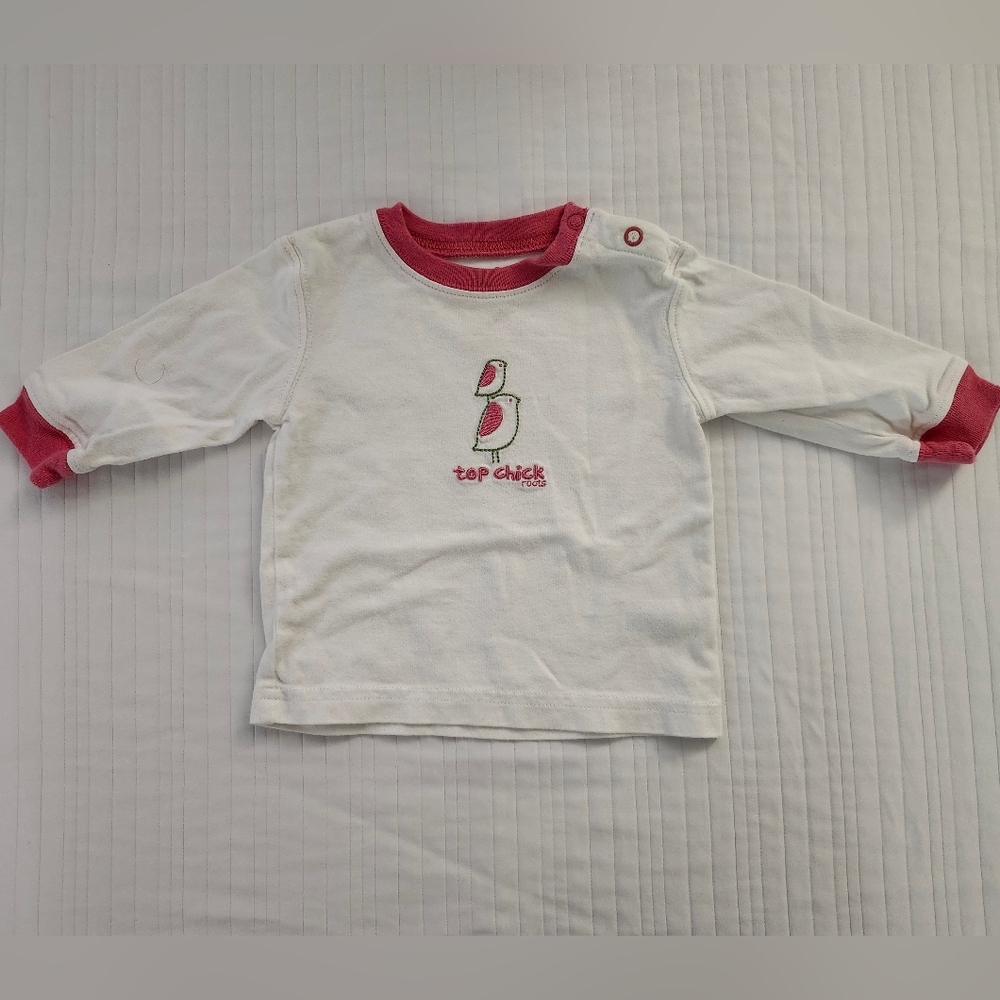 Roots White and Pink Kids Shirt